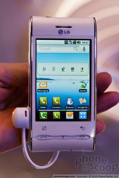 celular lg gt540. LG GT540, o novo Android da