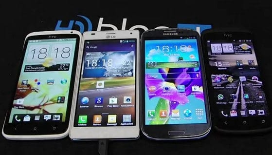 Galaxy S III vs LG optimus 4X HD vs HTC One X: guerra dos melhores