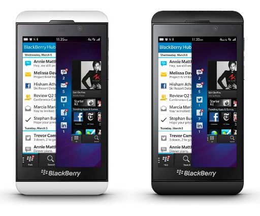 Novo Blackberry Z10 blackberry-z10-smartphone-white-black