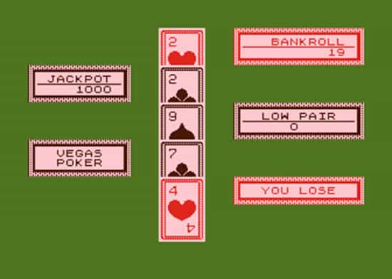 Vegas porker - Atari