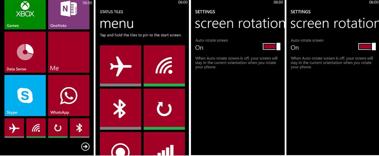 App 'Status Tiles' traz atalhos de conectividade para o Windows Phone 8