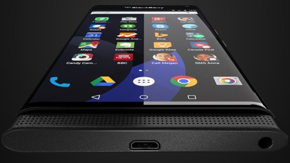 Blackberry com Android e teclado fisico aparece em imagem