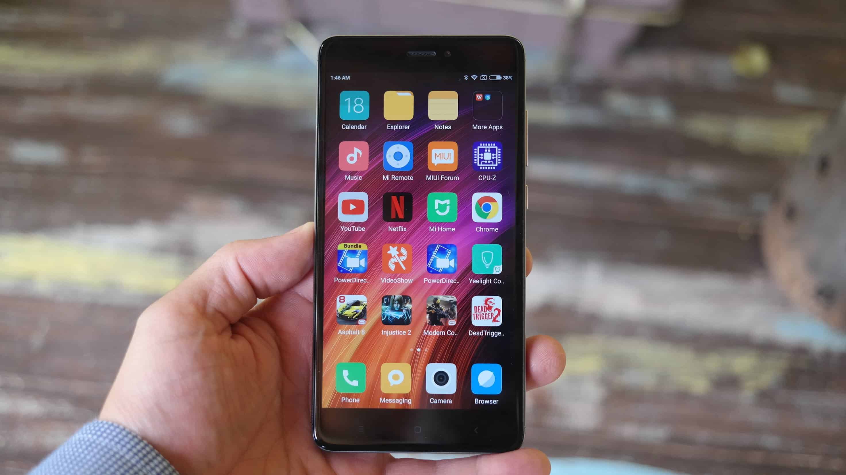 review redmi note 4x tela