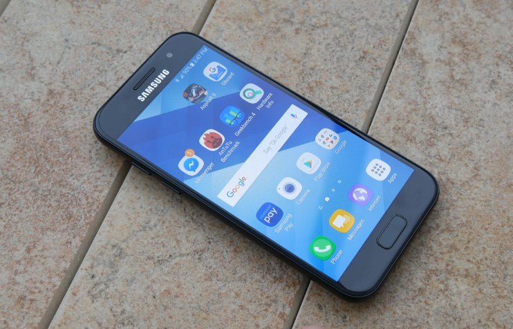galaxy a5 2017 frente