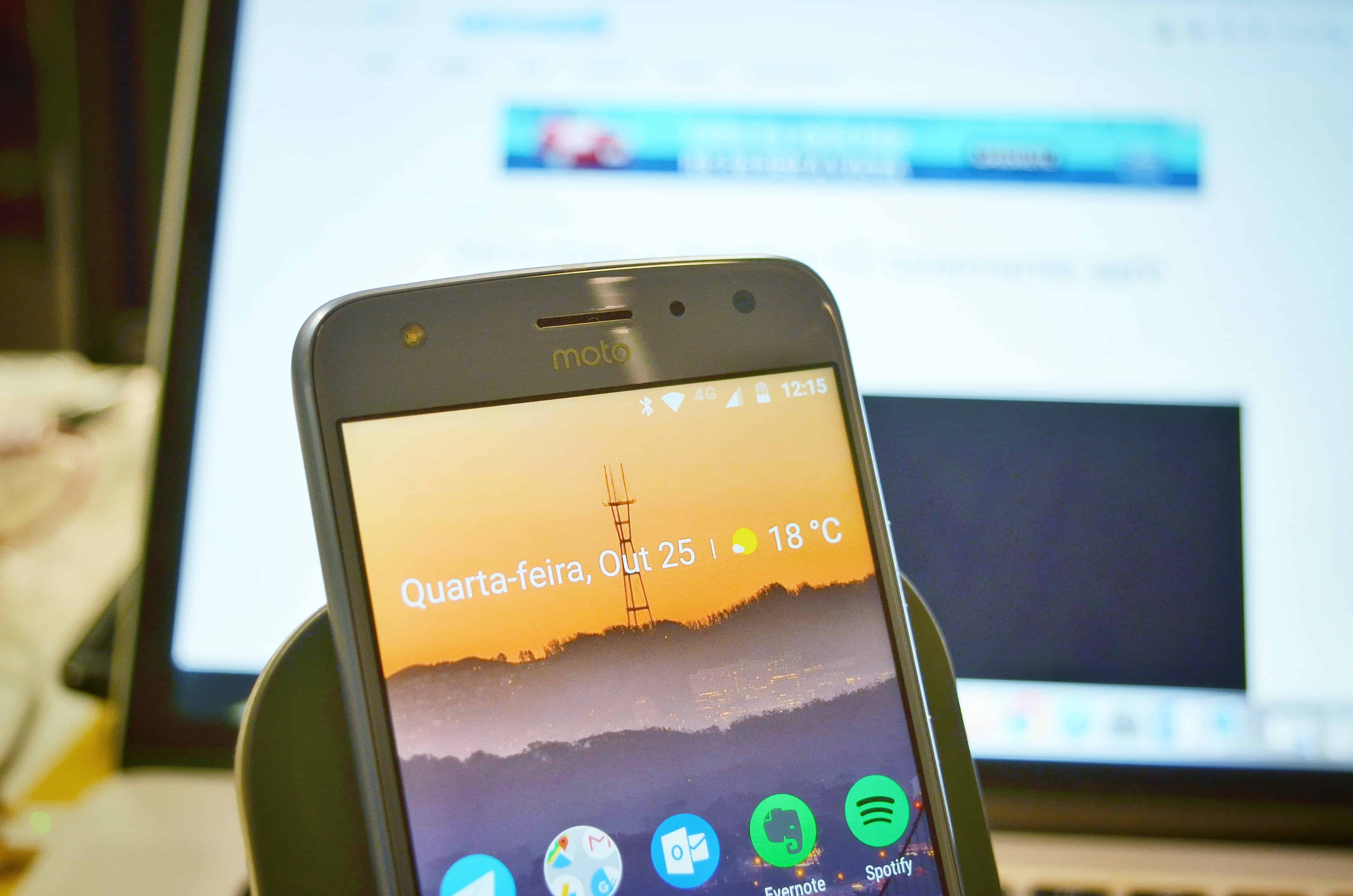 Como colocar porcentagem na bateria do Moto G5S, G5S Plus, Z2 Play, Z2 Force e Moto X4