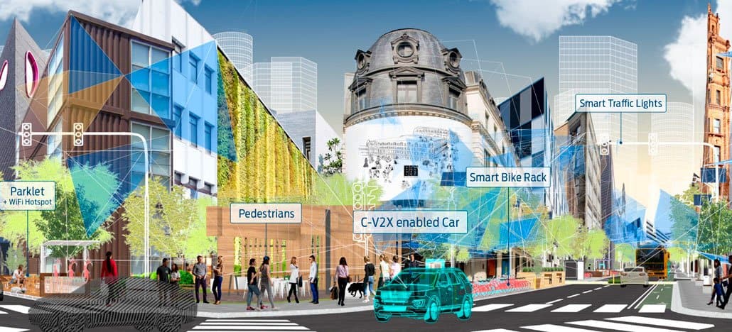 Ford testa a tecnologia C-V2X que conecta o carro ao ambiente por smartphone