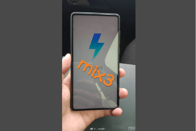xiaomi mi mix 3 frente