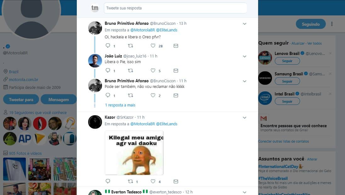 twitter motorola