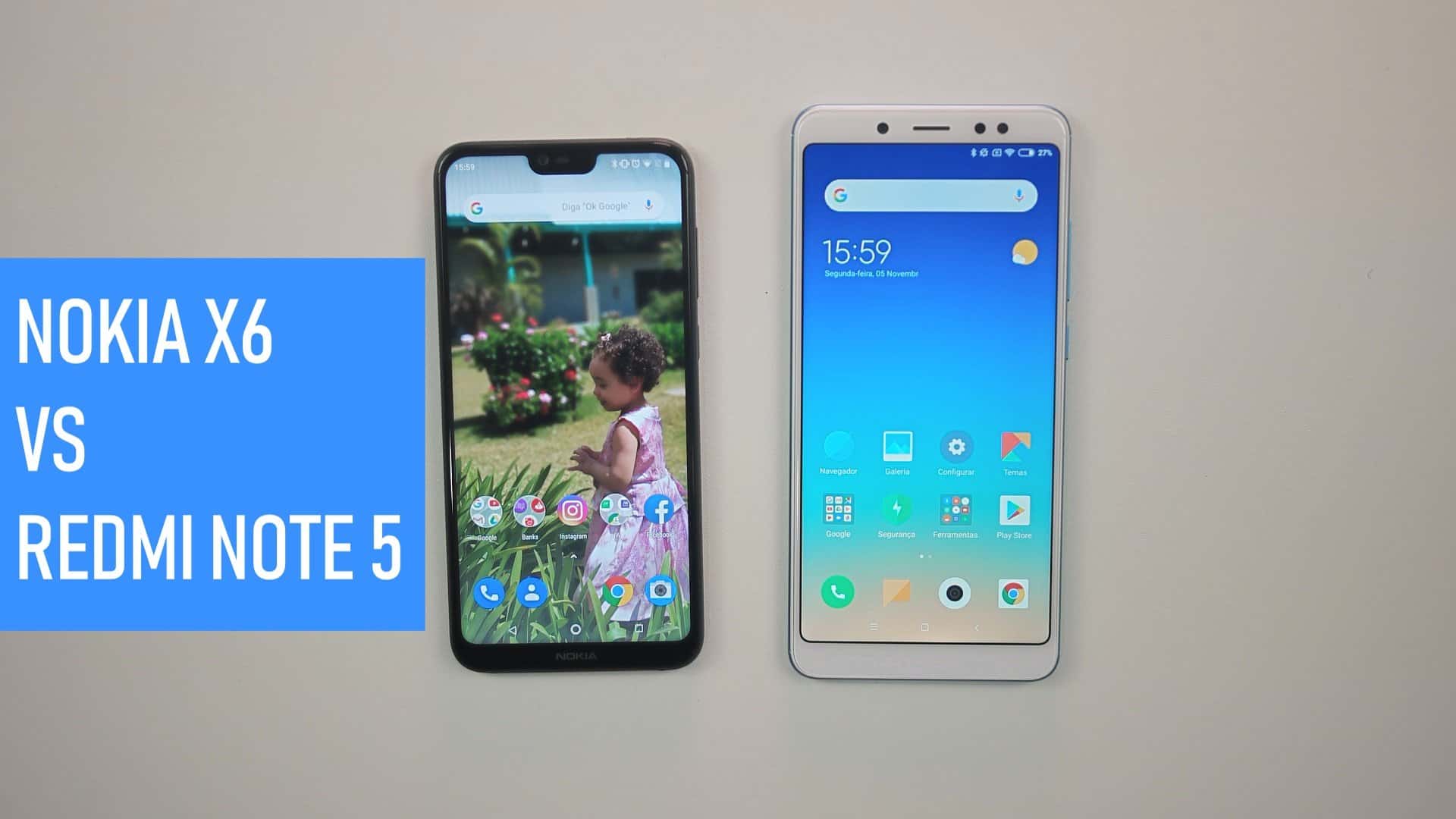 Xiaomi Redmi Note 5 vs Nokia X6, quem será que leva a melhor?