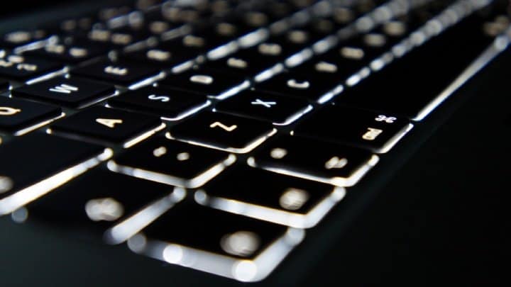 teclado Mac macOS iluminação Apple teclado Mac macOS iluminação Apple