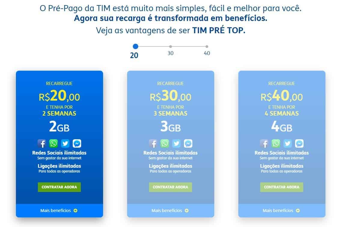 TIM lança prépago com redes sociais e ligações ilimitadas Tekimobile