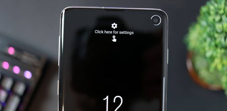 Galaxy S10 LED de notificações