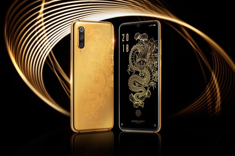 Esse é o Xiaomi Mi 9 banhado a ouro 24K