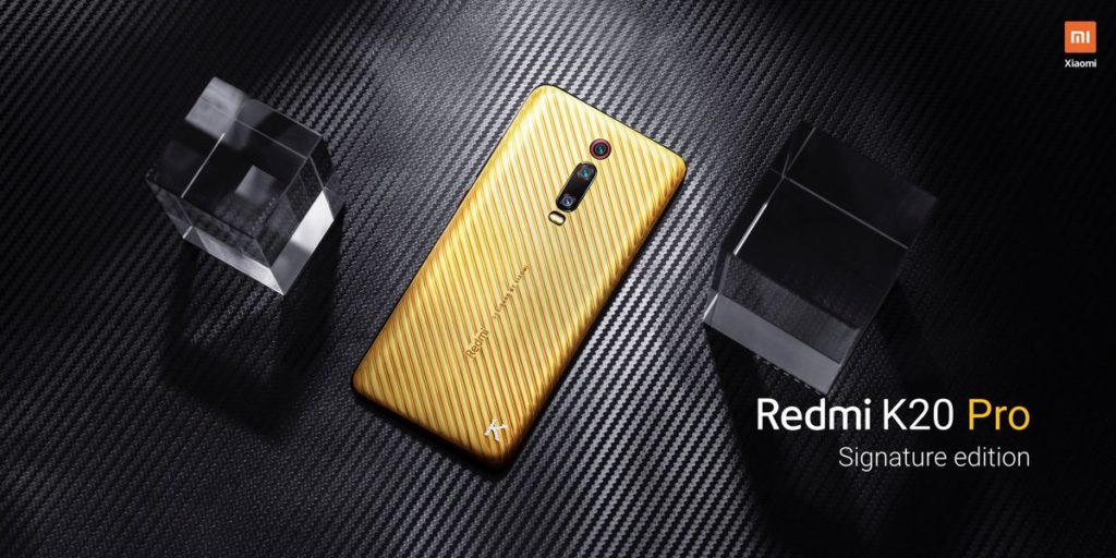 Xiaomi lança edição limitada do Redmi K20 Pro feita de ouro