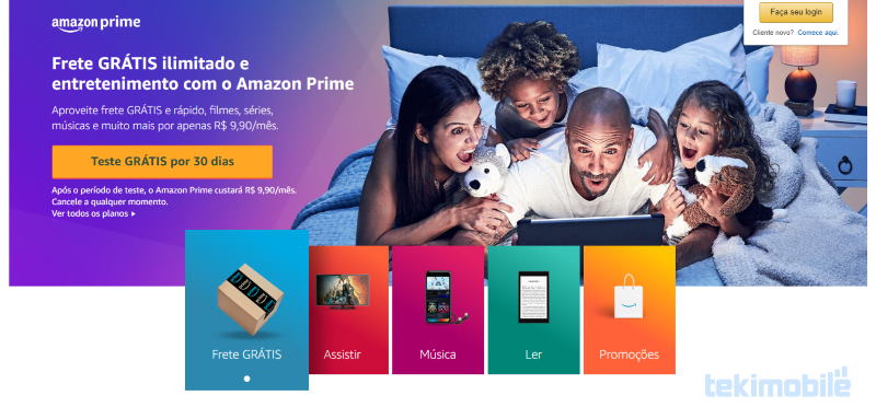 Amazon Prime: como assinar o pacote de serviços de graça