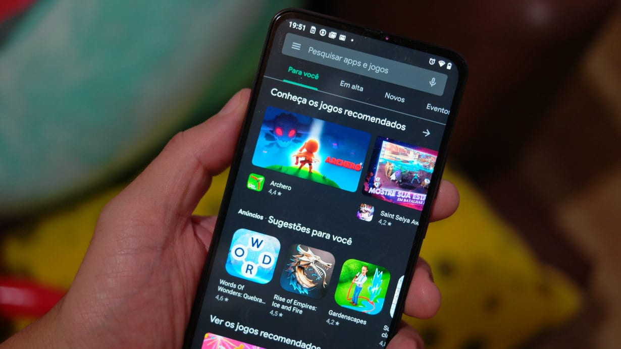 como excluir histórico da Google Play Store