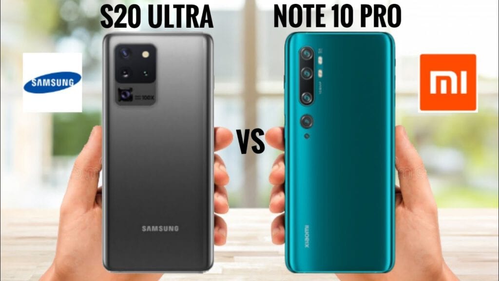 samsung galaxy s20 fe vs xiaomi mi note 10 lite