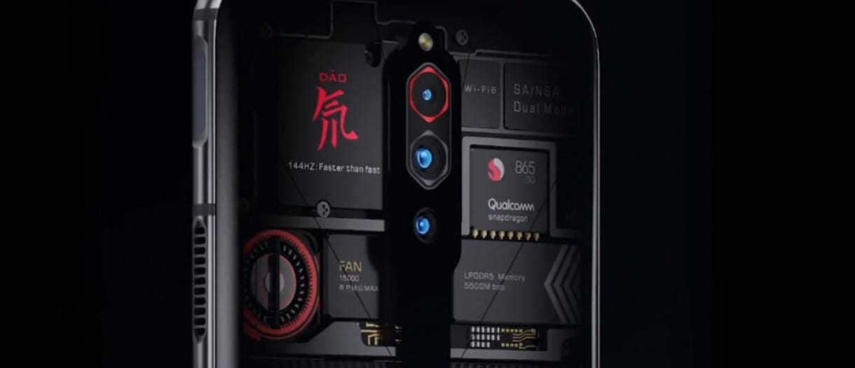 Nubia Red Magic 5G transparente começa a ser vendido
