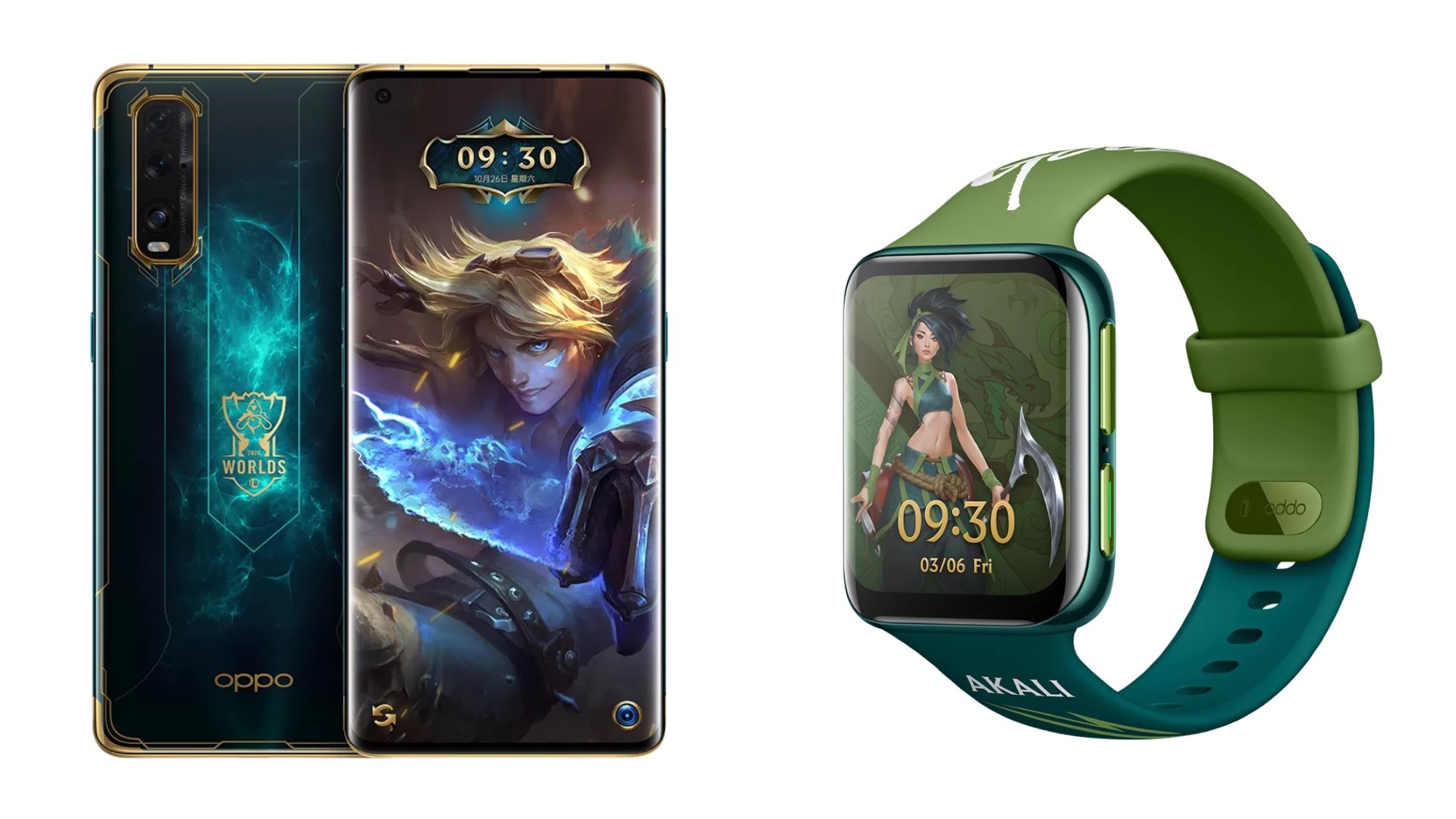 OPPO Find X2 e OPPO Watch League of Legends Limited