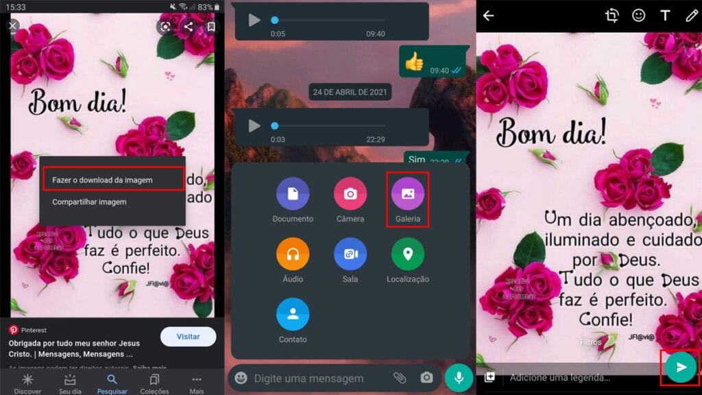 Como enviar mensagem de bom dia para WhatsApp facilmente Como enviar mensagem de bom dia para WhatsApp facilmente