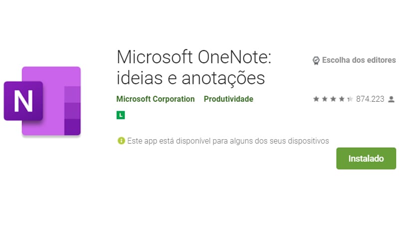 una nota es la aplicación de notas en microsoft