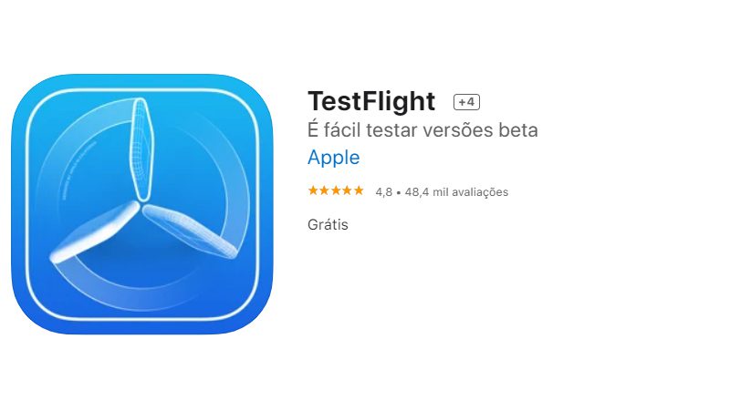 baixe o testflight