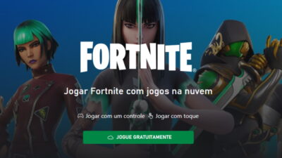 Jogue fortnite gratuitamente pelo celular