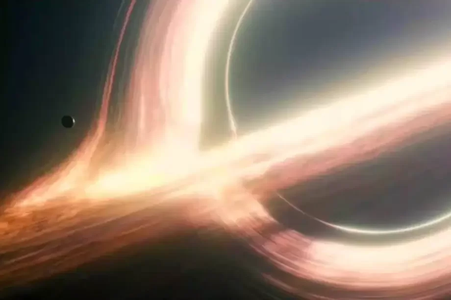 Wormhole from the movie Interstellar