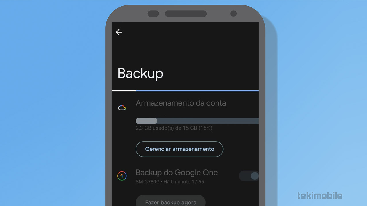 backup progresso android