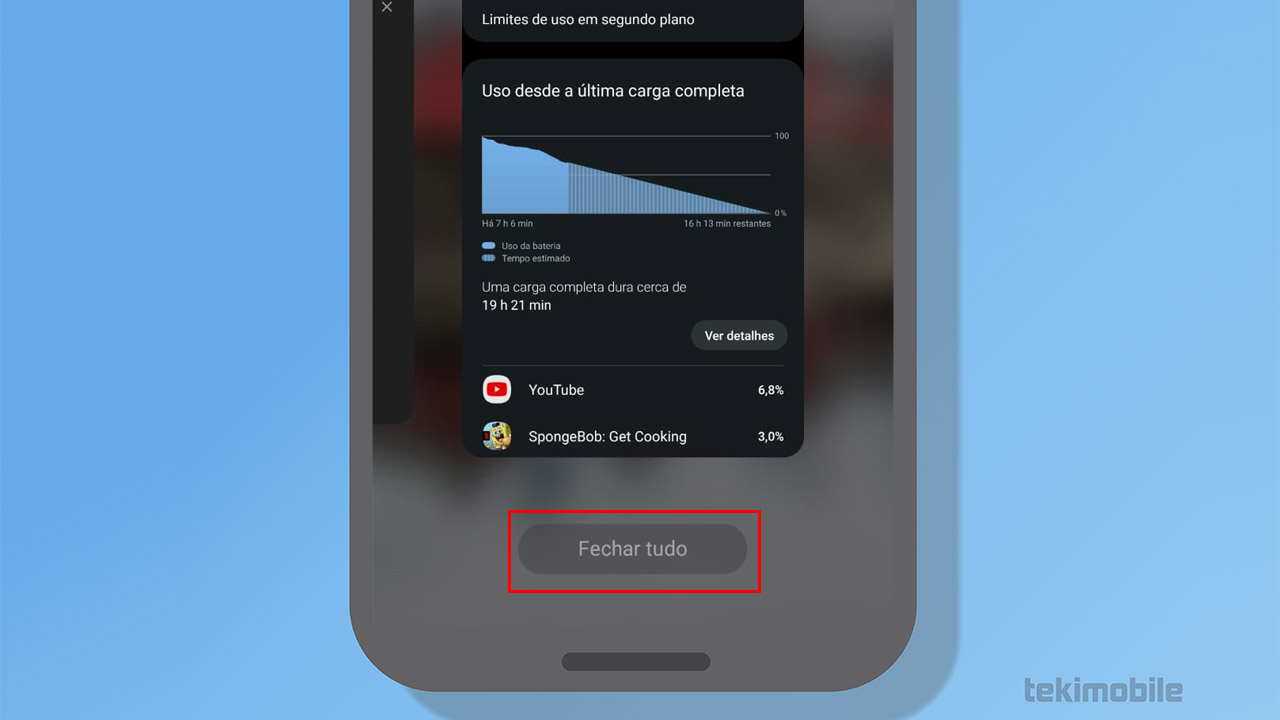 fechar apps Android