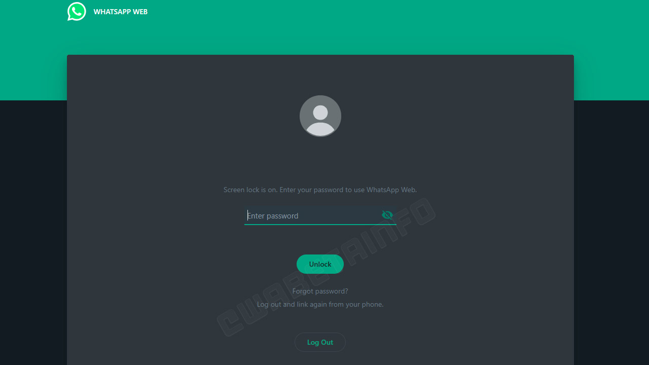 whatsapp web senha