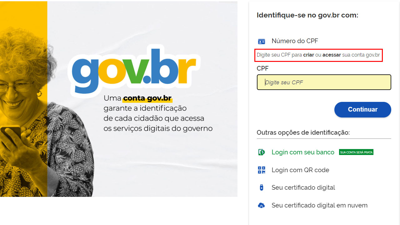 criar conta desenrola brasil