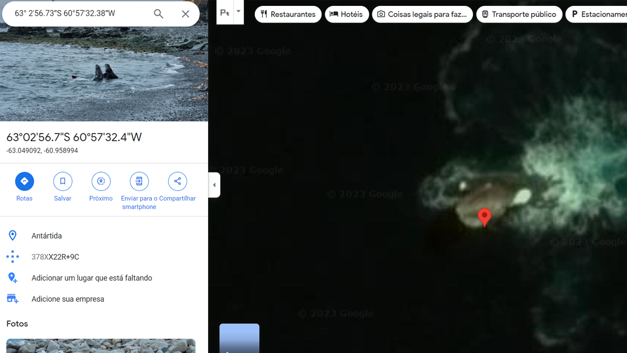 kraken google maps
